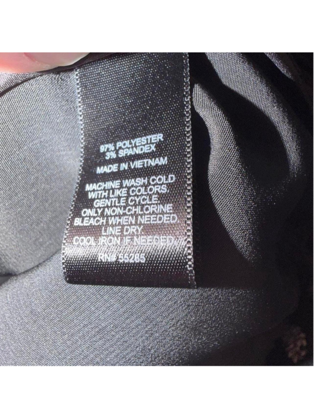 Express Black Draped Zip Front Bomber Jacket S - Picture 6 of 6
